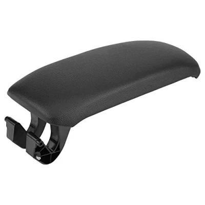 Image of Aramox Car Center Console Armrest Cover, Black Lid Cover 8P0864245P for A3 8P / A5 2003 2013(Leather)