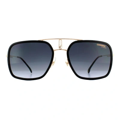 Image of Carrera Men&#039;s 1027/S sunglasses, Gold Blck, 7 1 4 UK