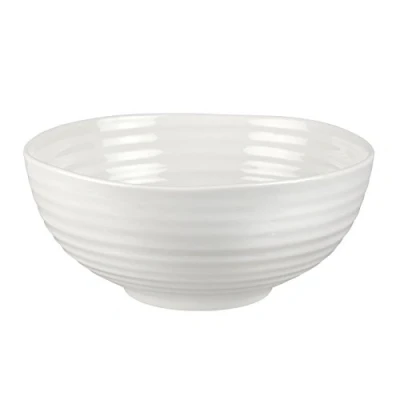 Image of Sophie Conran for Portmeirion Noodle Bowl, Porcelain, White, 18 x 7.9 cm Pack of 4