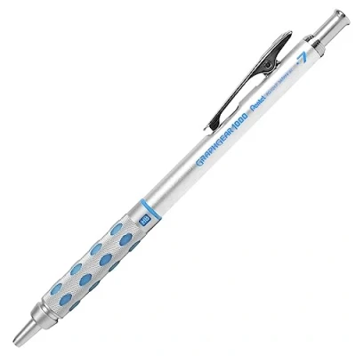 Image of Pentel PG1017 Graphgear 1000 Mechanical Pencil, 0.7mm, Supplied with 3 HB leads (One Pencil)