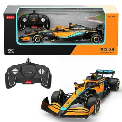 Image of KandyToys Officially Licensed McLaren MCL36 F1 Remote Control Car 1:18 Scale Model 30cm x 10cm 2.4GHz Rc