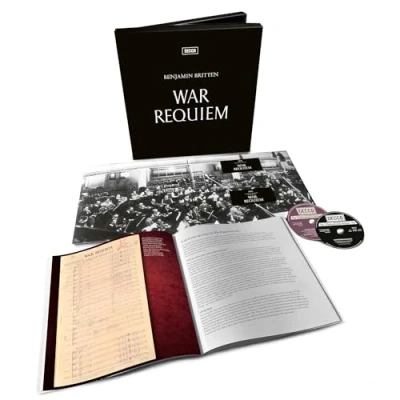 Image of Benjamin Britten War Requiem + Hype Sticker 2023 Italian 2 CD album set 4853765