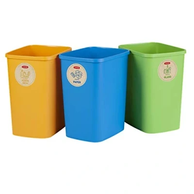 Image of Curver Set of baskets to segregate ECO FRIENDLY 3x25L