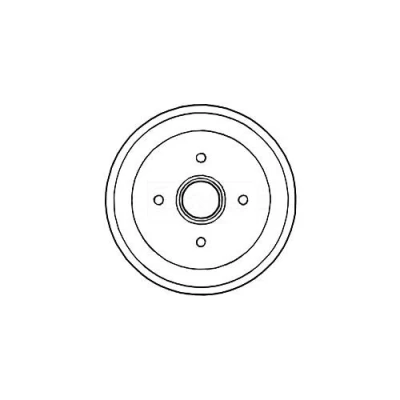 Image of Brake Drum Fits: Ford Fiesta 02 08