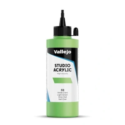 Image of Vallejo Acrylic Studio 22059 Green Light (200ml)