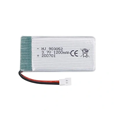 Image of YUNIQUE GREEN CLEAN POWER Rechargeable LiPo Battery 3.7V 1200mAh for Syma X5SC X5SW Drones Steady Performance Easy Installation Dimensions: 54x29x9mm, Weight: 27.4 g Silver
