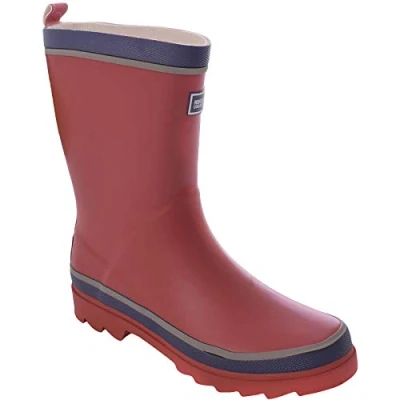 Image of Regatta Unisex Kids Foxfire Reflective Wellington Boots Red 8K UK