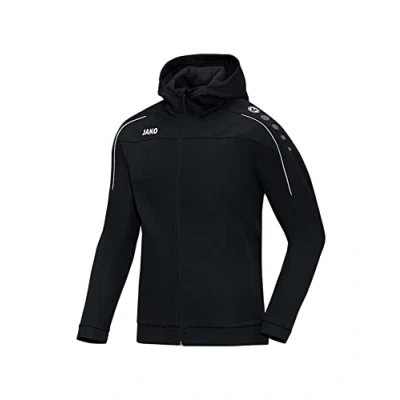 Image of Jako Basic Men&#039;s Classico Hooded Jacket, Men, Classico, black