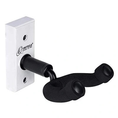 Image of Ortega Guitars Guitar Hanger Accessories Wall Mount for Wood, White (OGH 1WH)
