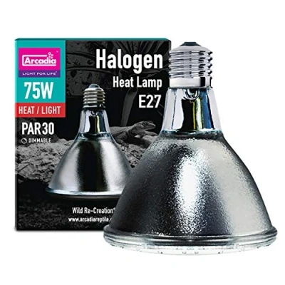 Image of Arcadia ES SHA75E27 Halogen Basking Spot, 75 Watt