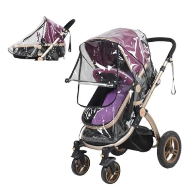 Image of Buggy Rain Cover Premium Universal Baby Pushchair Stroller Pram