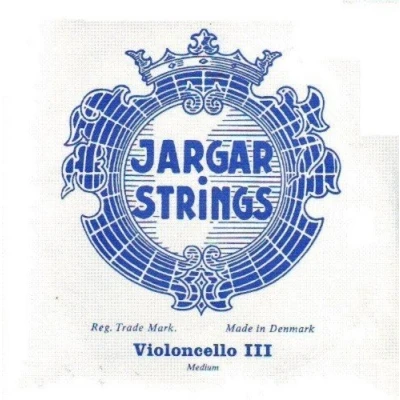 Image of Cello String Jargar (Blue) (Chrome) 3 Medium 4/4 (G) Sun (One Unit)