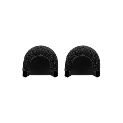 Image of Shure MoveMic Accessory Replacement Windscreens, Black, Pair (AMV LAV WS/B)