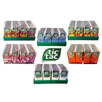 Image of TIC TAC SWEETS FULL BOX OF 24 x 18g PICK ANY YOUR FAVOURITE FLAVOURS