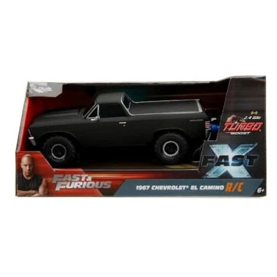 Image of Jada 253203087SSU 1:24 Fast and Furious EL Camino Black