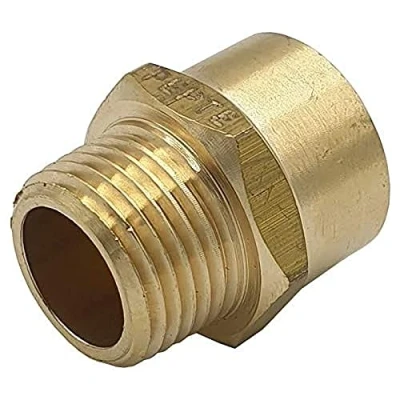 Image of 3/8&quot; BSP Female x NPT Male Connector Thread Joiner Adaptor UK to American
