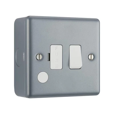 Image of Masterplug Metal Clad Switched Fused Connection Unit 13A MSTMC550F