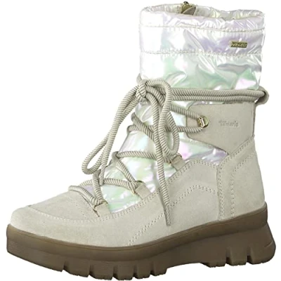 Image of Tamaris Comfort Women&#039;s 8 86413 29 411 Ankle Boot, ivory, 7.5 UK