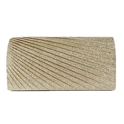 Image of Fioeyr Women Clutch Bag, Glitter Envelope Bag With Detachable Chain Strap, Elegant Sequins Evening Handbags for Wedding Bridal Prom Cocktail Party