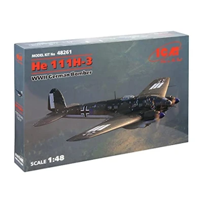 Image of ICM ICM48261 1:48 He 111H 3, WWII German Bomber