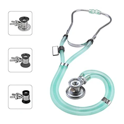 Image of MDF Sprague Rappaport Dual Head Stethoscope with Adult, Pediatric, and Infant Convertible chestpiece, iCE Angel Tube, MDF767IAN