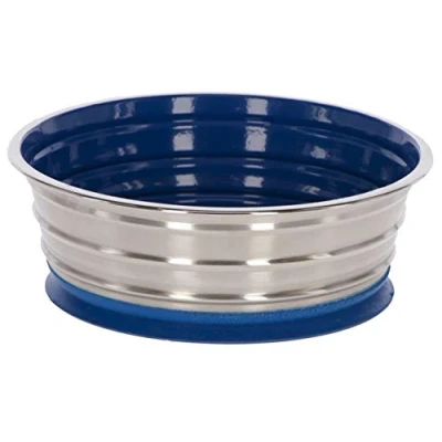 Image of Kerbl Pet St. Steel Dog Bowl, 1900 ml with suction cup function