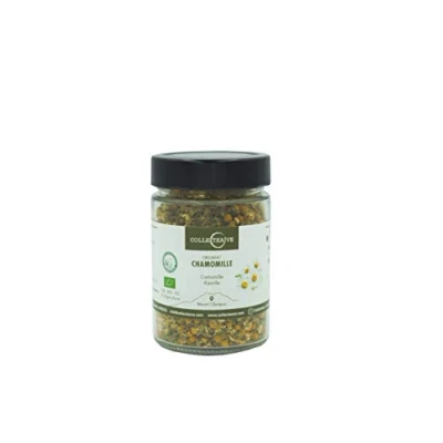 Image of Collecteave Organic Greek Chamomile Glass Jar 30 g (Pack of 2)