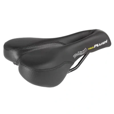 Image of VELO Basic Deep Channel Saddle Black, L = 243 X W 155 Mm