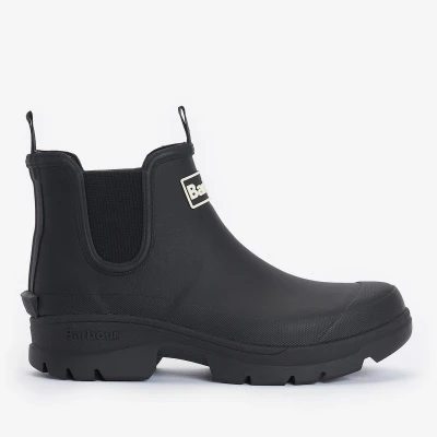 Image of Barbour Nimbus Womens Chelsea Wellies Black Size UK 4