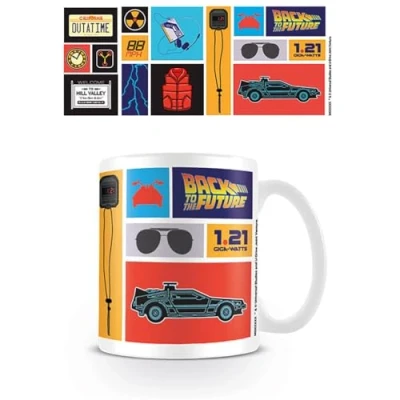 Image of Queen Back to The Future Mug in Presentation Gift Box (Collection Design) 11oz Ceramic Official Merchandise