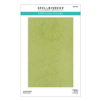 Image of Spellbinders in The Pines Embossing Folder from Make It Merry Collection