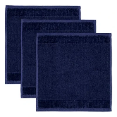 Image of Möve Set of 3 soap Cloths, deep sea, 30 x cm