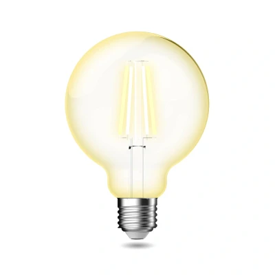 Image of Nordlux Smartlight Smart Light Bulb E27 G95 600 Lumen in Clear Home Décor Lighting Indoor Bedroom Living Room Dining Kitchen Guest Office Hotel Hallway Ceiling Table Lamp 230V, 2200 6500K