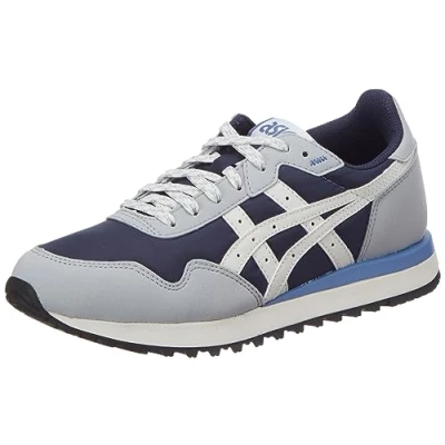 Image of ASICS Men&#039;s Tiger Runner II Sneaker, Midnight Cream, 3.5 UK