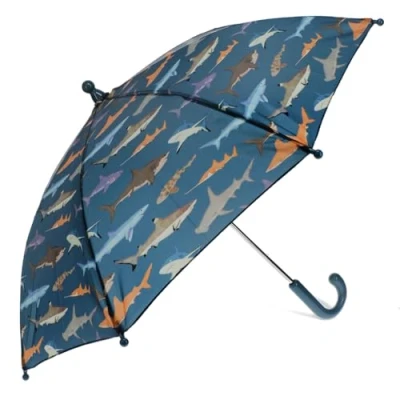 Image of Rex London Children&#039;s Push Up Umbrella Shark