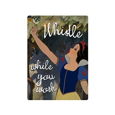 Image of Disney Classic Magnets Metal Magnet Snow White (Whistle While You Work)