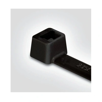 Image of HellermannTyton T18L Cable Tie Nylon 205 x 2.5mm BK, Pack of 100