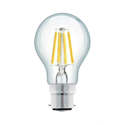 Image of Status Pack of 1 x 11watt Equivalent to 100w LED Filament GLS BC B22 Bayonet Cap Clear Warm White Light Colour 2700k Dimmable