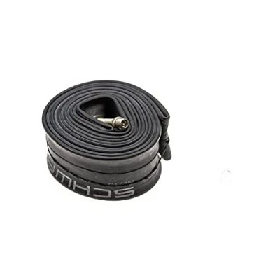 Image of Schwalbe Unisex Adult AV19 Bicycle Inner Tube, Black, 28 Inches