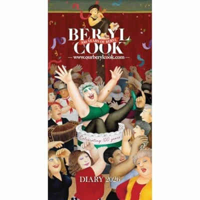 Image of Beryl Cook Deluxe Slim Diary 2026
