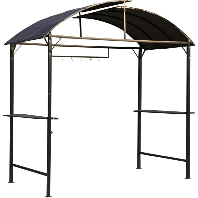 Image of Outsunny Gazebo Marquee Canopy Awning Shelter Garden Patio Bbq Tent Grill Coffee