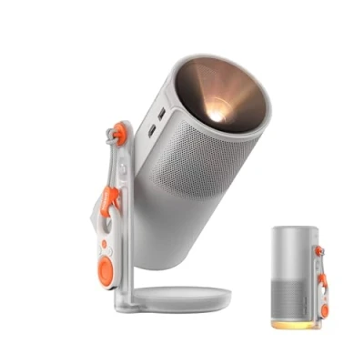 Image of XGIMI MoGo 4 2025 NEW Portable Projector, GTV with Licensed Netflix, 360 Adjustable Stand, 2.5 Hours of Playtime, 12W Harman Kardon, Outdoor Bluetooth, Include Magnetic Creative Filter
