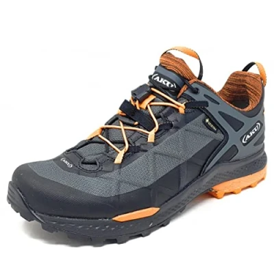 Image of AKU Rocket Dfs GTX, Men&#039;s Sneakers, EU 42 UK 8, Orange Black, 9