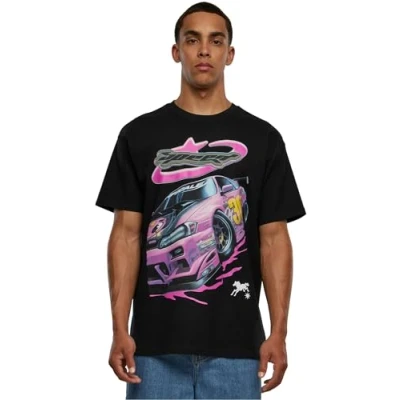 Image of Upscale by Mister Tee Speed Heavy Print Tshirt, Men&#039;s, Size: XS, Black