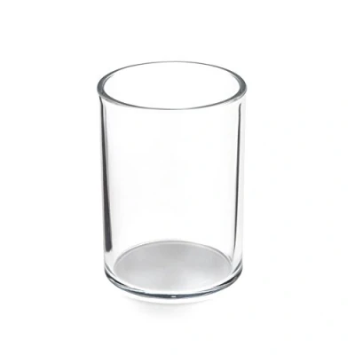 Image of OSCO Clear Acrylic Round Pen Pot Pencil Holder Desk Tidy Office Organiser Makeup Storage Cosmetics Display H11 x W8 D8 cm