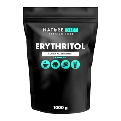 Image of Nature Diet Erythritol 1000 g , Natural Sweetener Zero Calories Sugar Replacement Substitute
