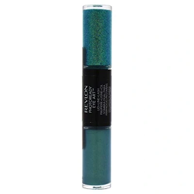 Image of Revlon Photoready Eye Art Lid+Line+Lash 010 Green Glimmer 0.1oz Shadow