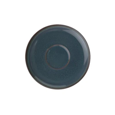 Image of like. by Villeroy &amp; Boch Crafted Denim coffee cup saucer, blue, porcelain 15 cm