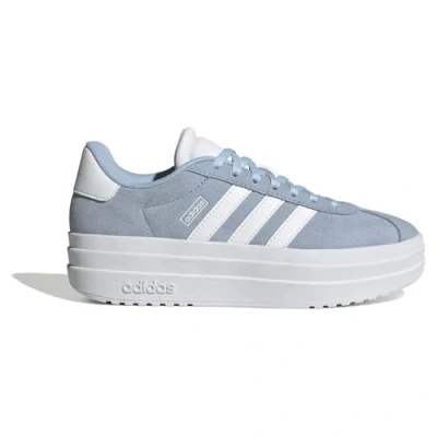 Image of adidas VL COURT BOLD J girls&#039;s Children&#039;s Shoes (Trainers) in Blue