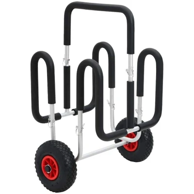Image of vidaXL SUP Trolley for 2 Surfboards 90 kg Aluminium